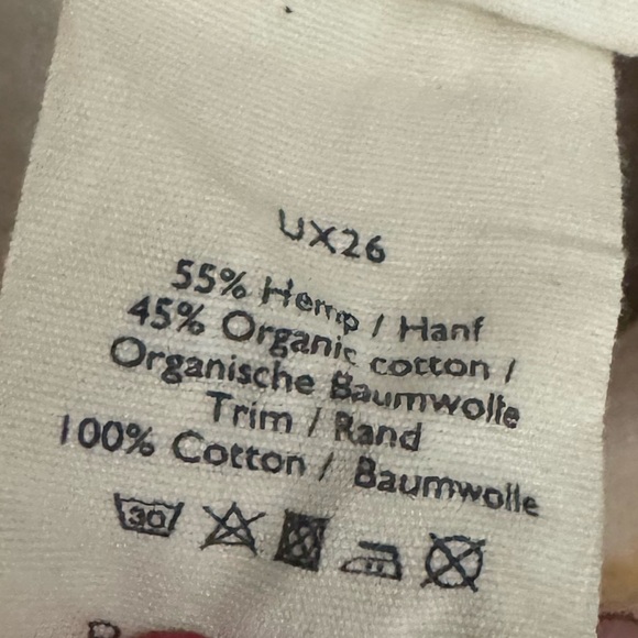 Poetry Cream Hemp Blend Pants Size 14 - Picture 6 of 6